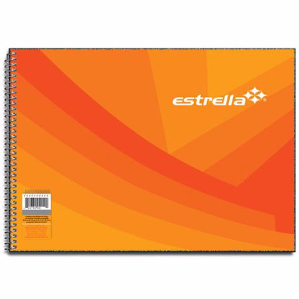 Block Dibujo 20 Hojas Espiral Estrella