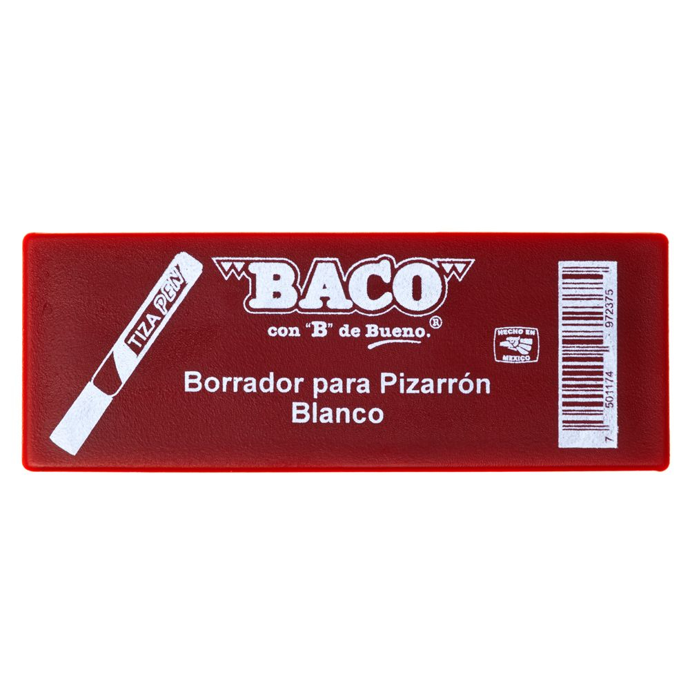 Borrador Pizarron Plástico Baco 