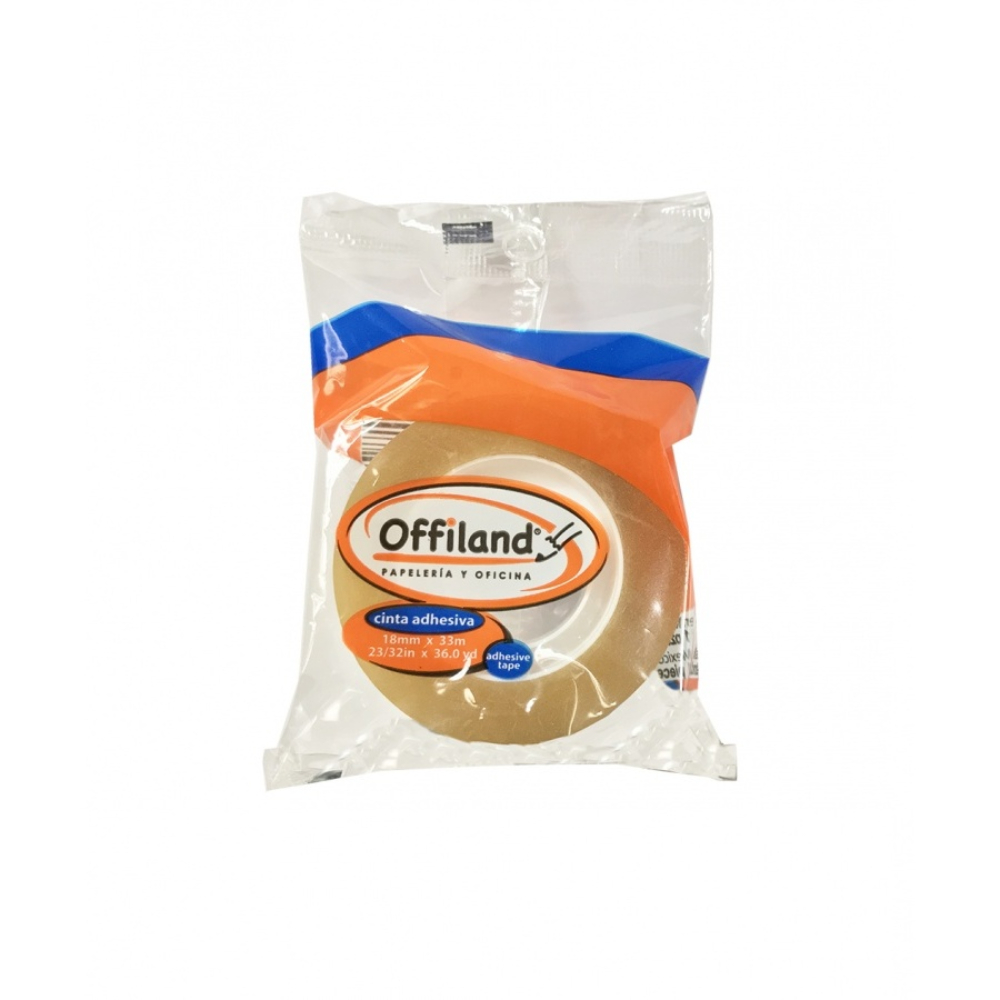 Cinta Adhesiva Offiland 18X33 Transparente 