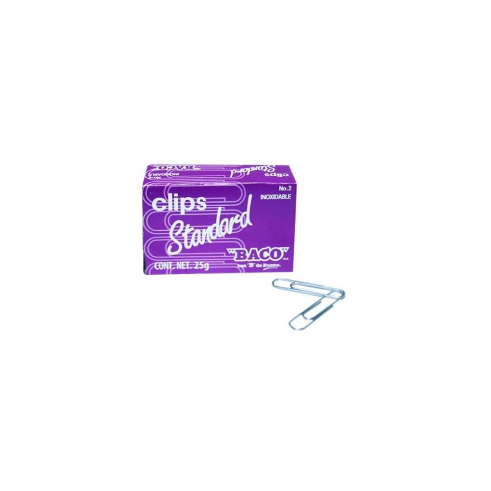 Clip Baco  #1 Estandar 30 gr