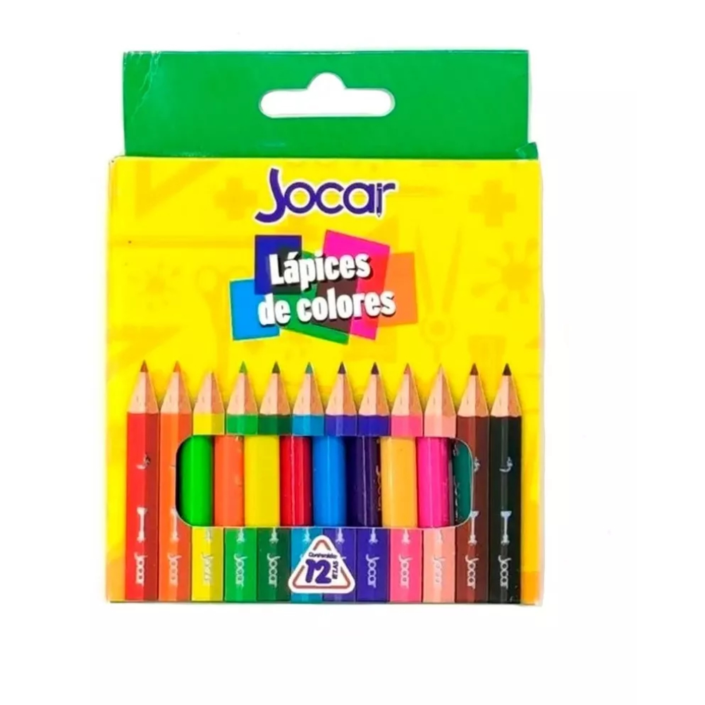 Colores Corto 12 Pzas Jocar 