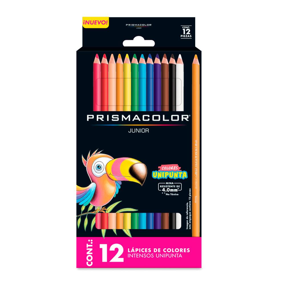 Colores Largos 12 Pzs Prismacolor Junior
