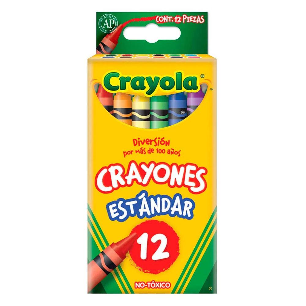 Crayones Estándar 12 Pzas Crayola