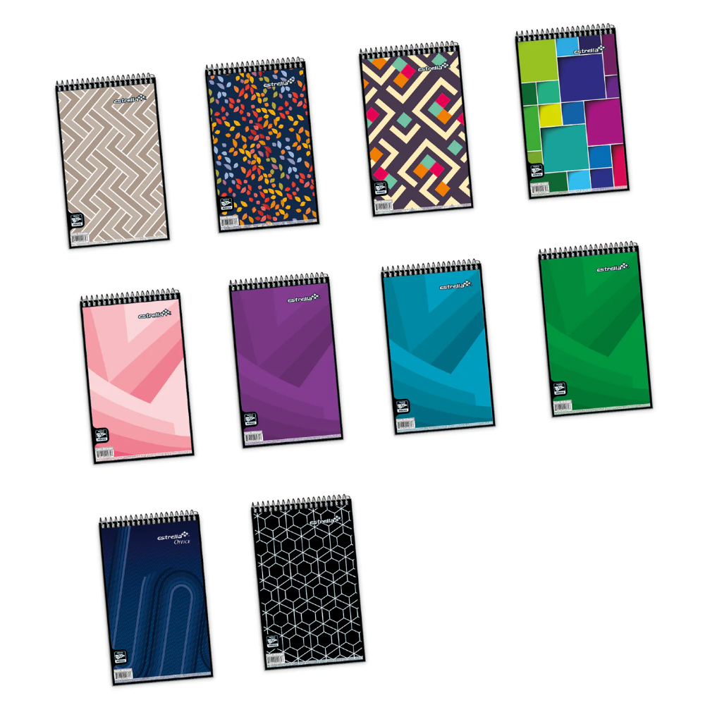 Libreta Larga Taquigrafia 80 Hojas Estrella