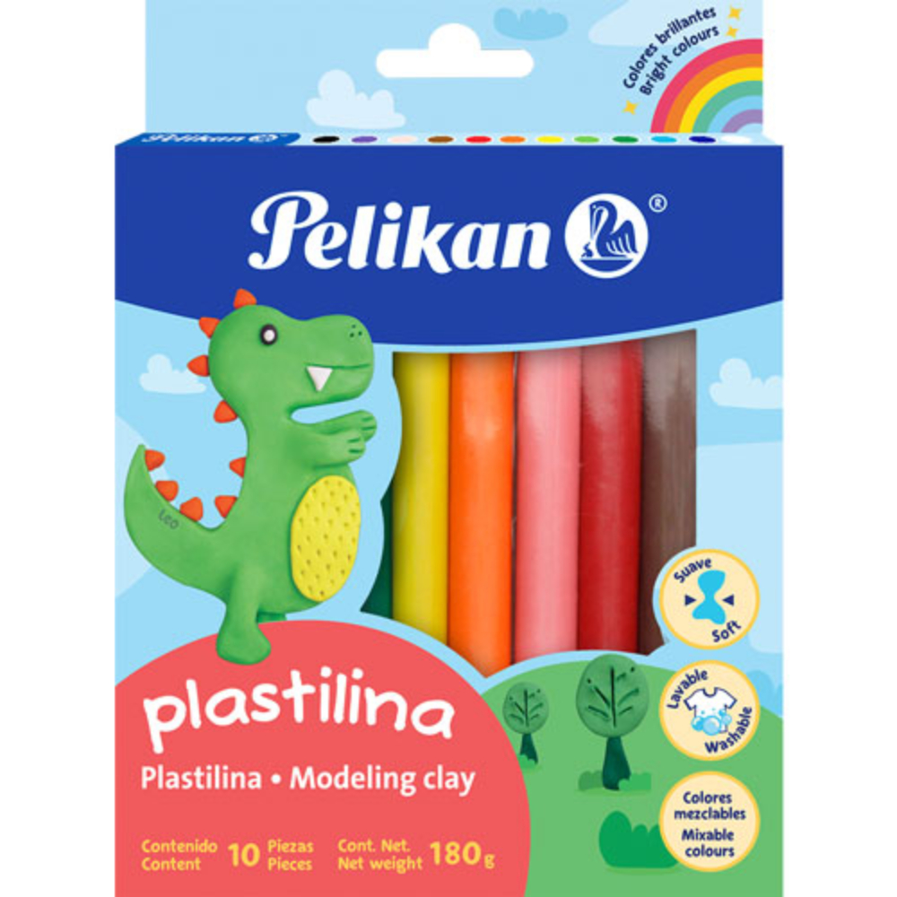 Plastilina 10 Barritas Pelikan
