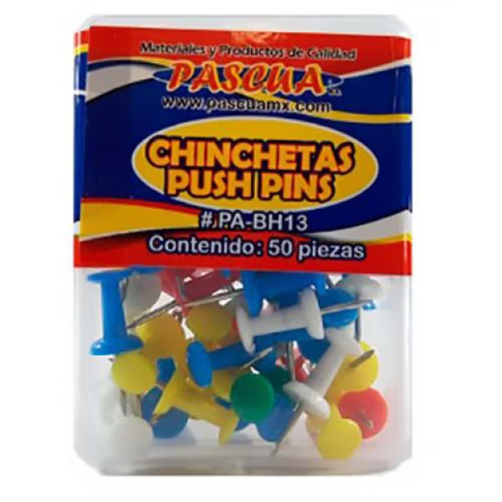Push Pin 50 Pzas Pascua