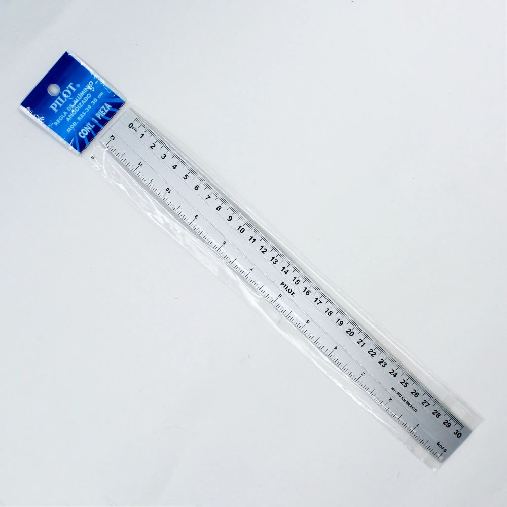 Regla Metalica 30 Cm Pilot
