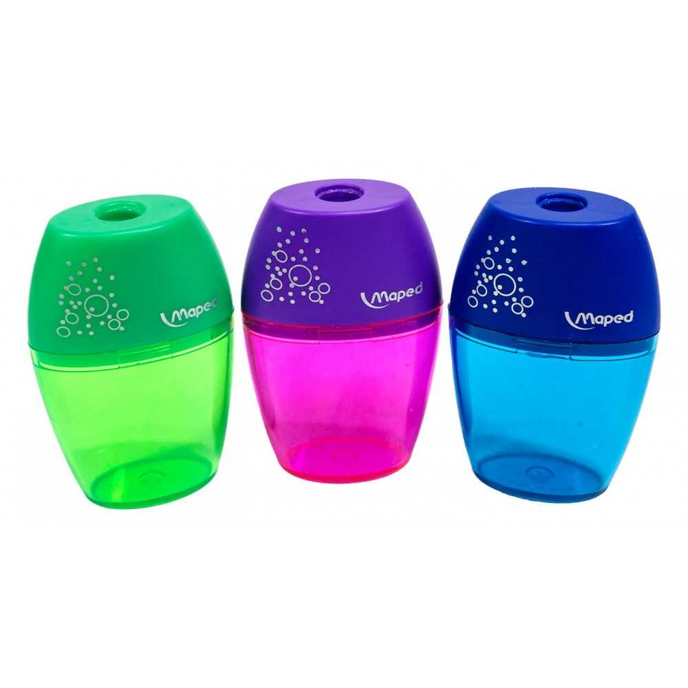 Sacapuntas Sencillo Deposito Maped Shaker Eliptico