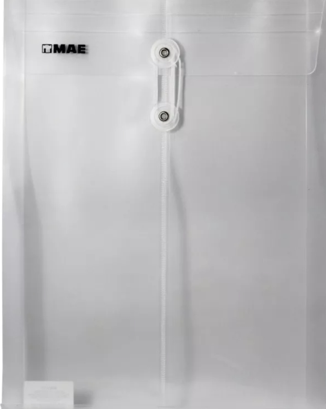 Sobre Vertical Transparente Oficio Plástico Mae