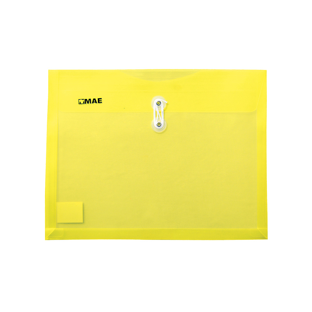 Sobre Horizontal Carta Plástico Mae