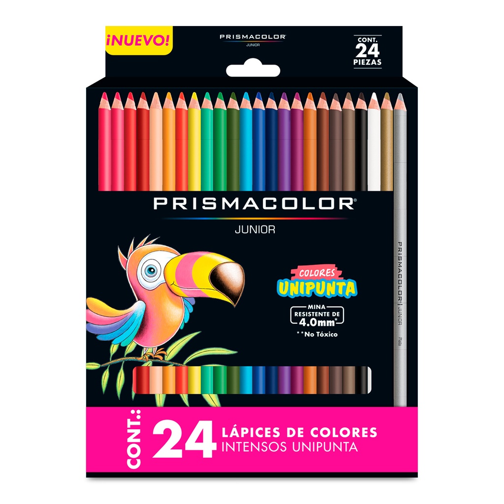 Colores Largos 24 Pzs Prismacolor Junior