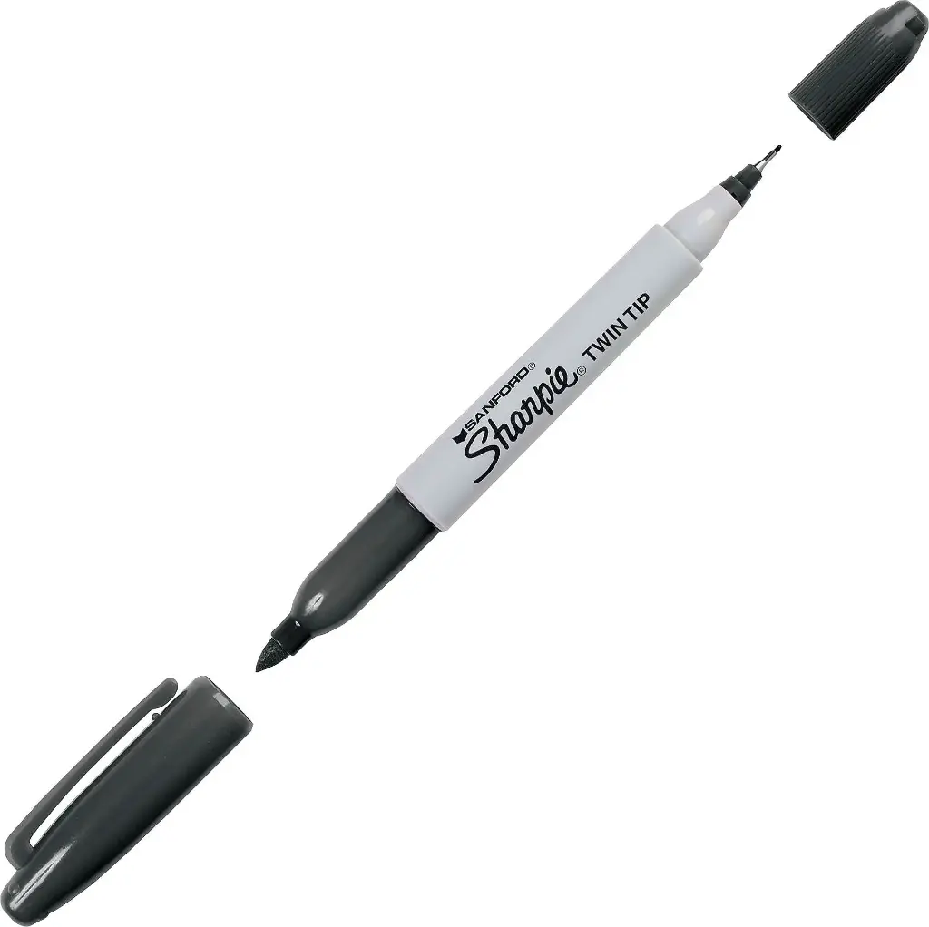 Marcador Permanente Negro Punta Fina/Ultrafina  Sharpie 