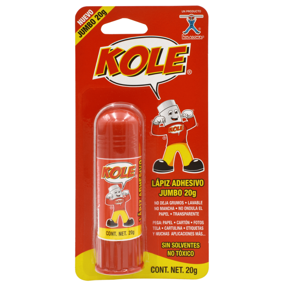 Lápiz Adhesivo 20 gr Kole