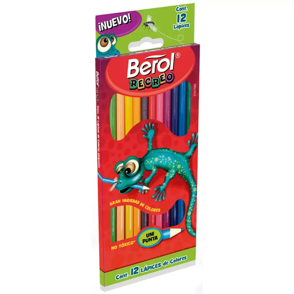 Colores Largos 12 Pzas Berol Recreo