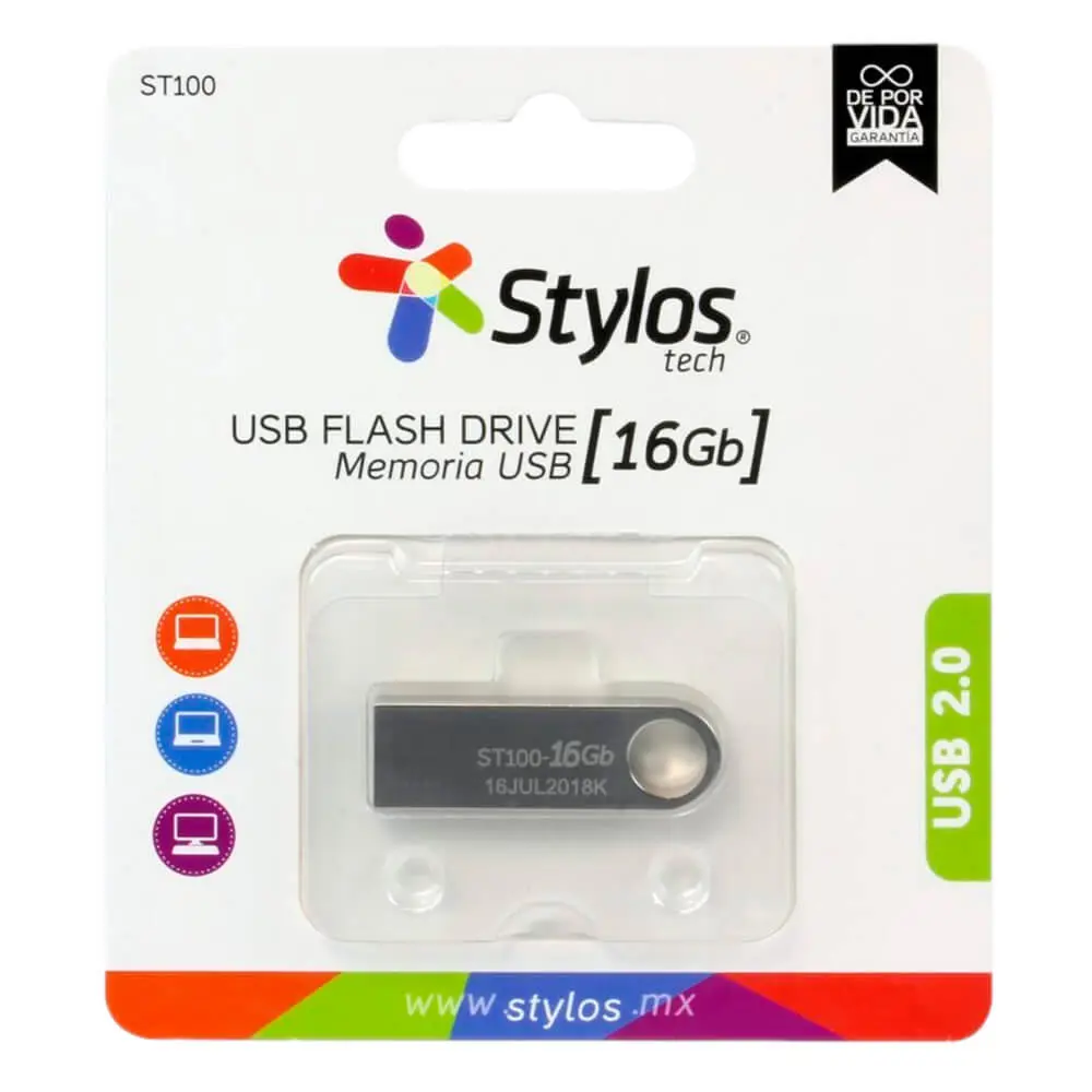 Memoria USB 16 GB Stylos