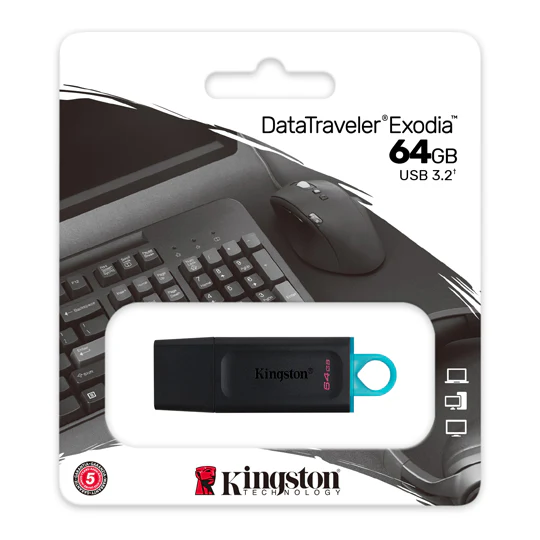 Memoria USB 64 Gb Kingston Exodia