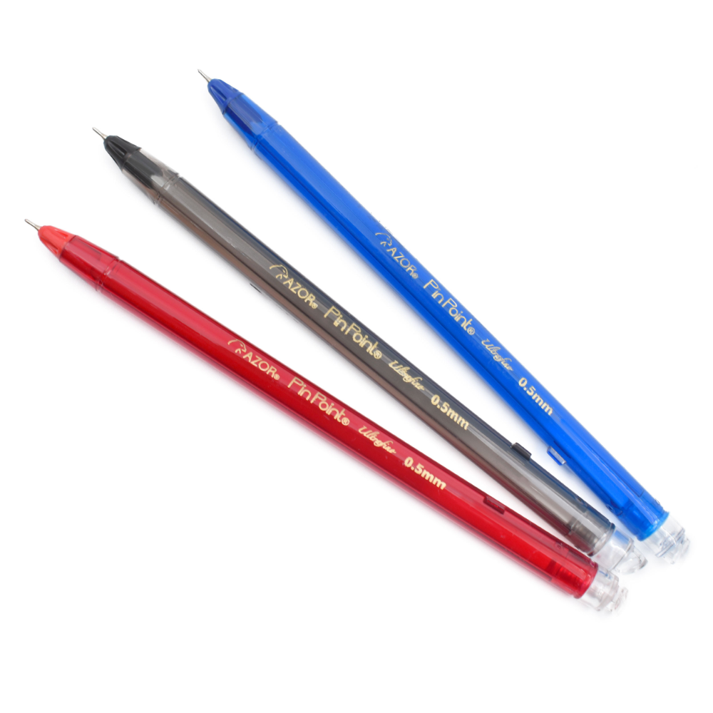 Bolígrafo 0.5 mm Azor Pin Point (Negro)