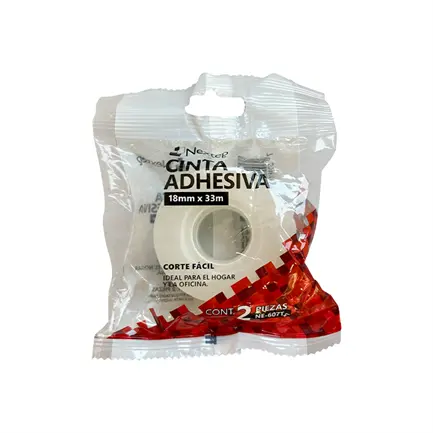 Cinta Adhesiva Corte Fácil 18mm x 33m Nextep