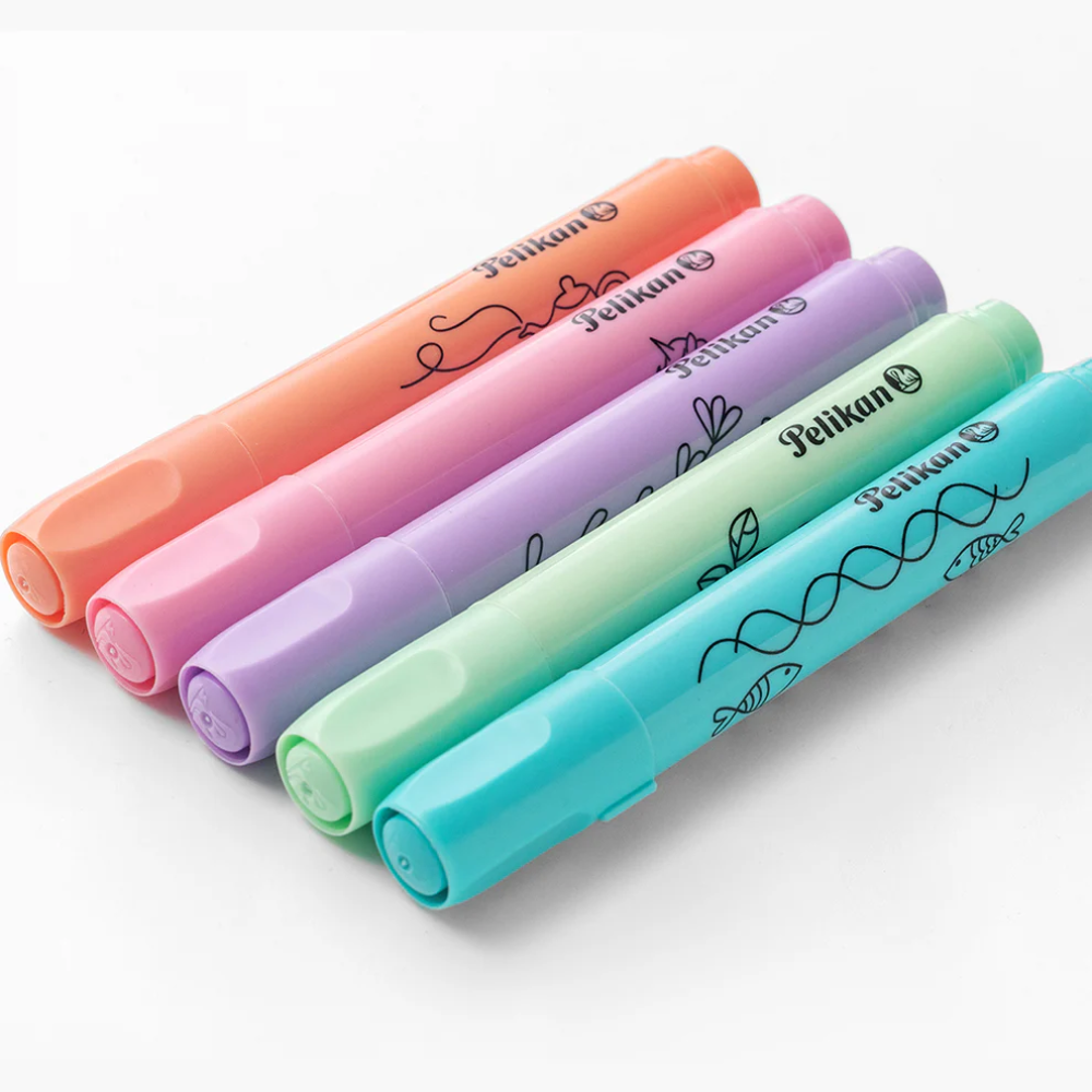 [AQUA] Marcatextos Pastel Pelikan 414 (Azul)