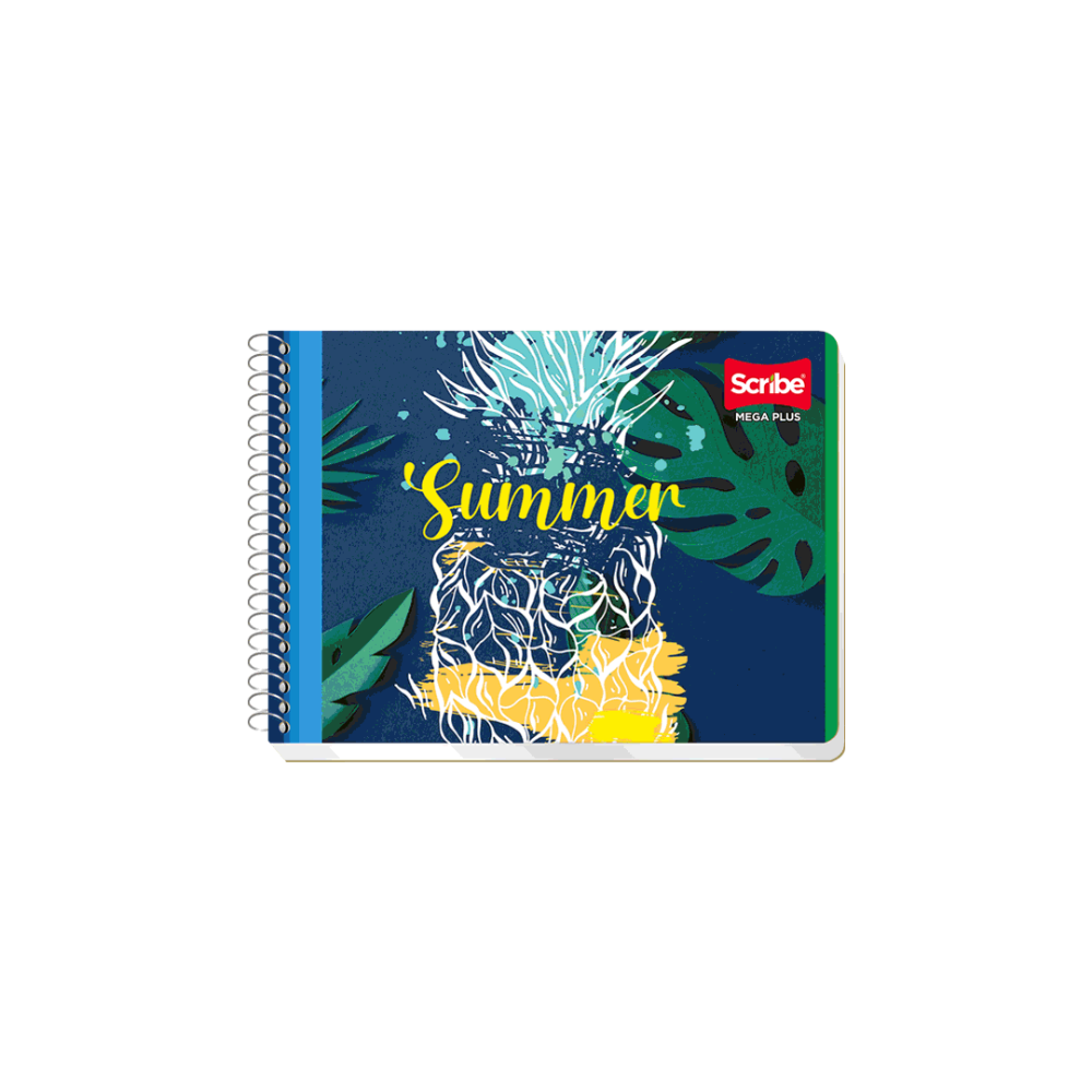 [4530] Cuaderno Forma Italiana 100 Hojas Espiral Scribe (Raya)