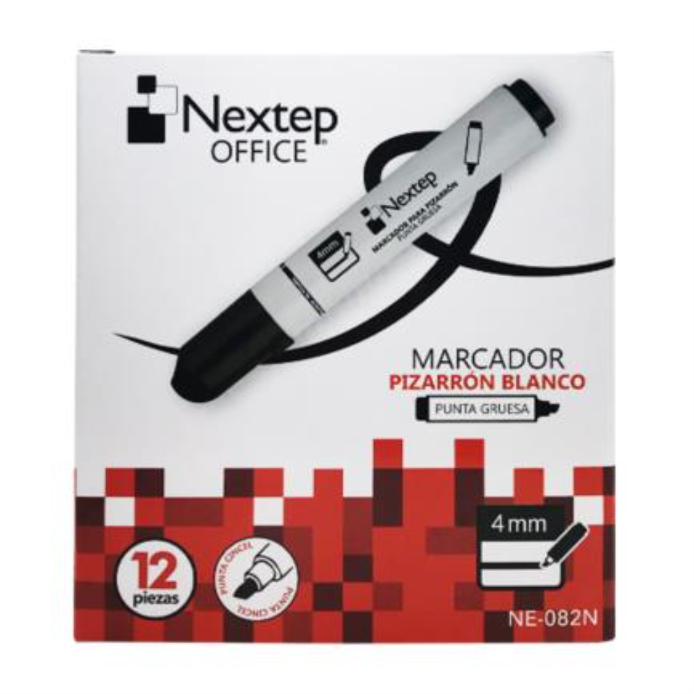 Marcador P/Pizarron 12 Piezas Nextep 