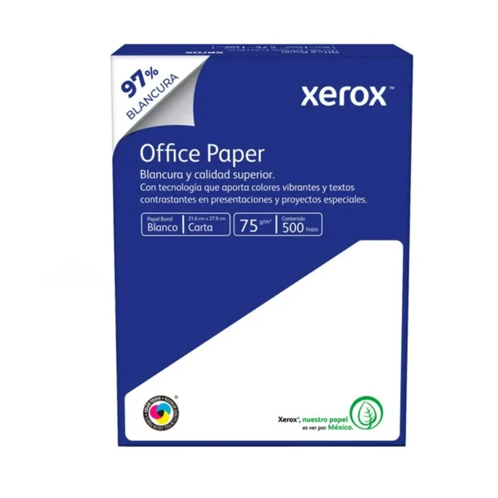 Paquete 500 Hojas Carta Xerox