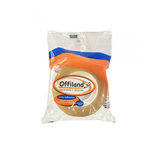 Cinta Adhesiva Offiland 18X33 Transparente 
