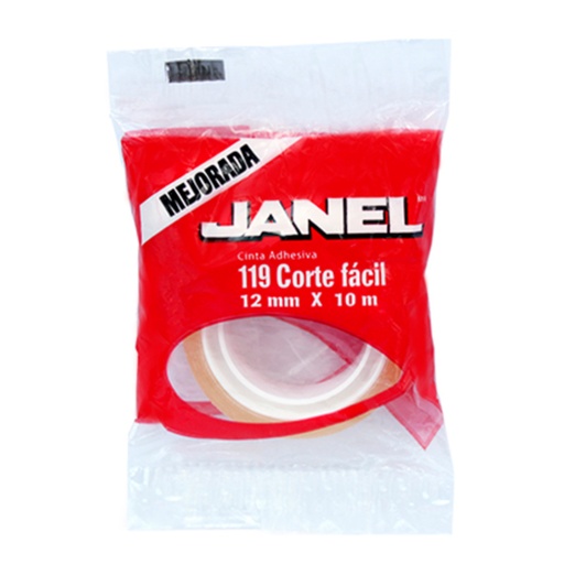 Cinta Transparente Janel 12X10