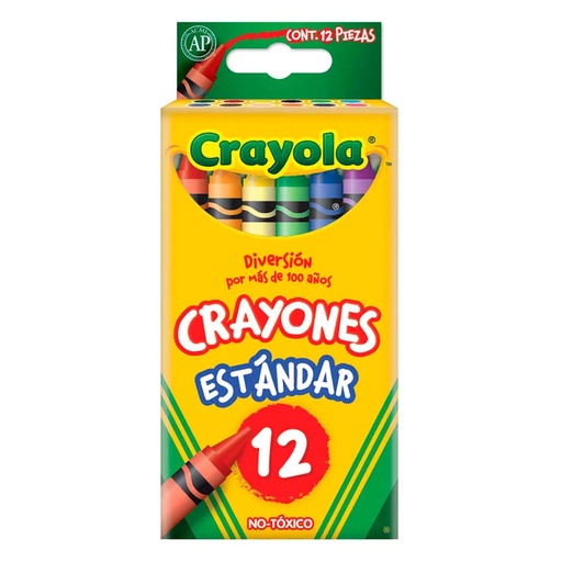 Crayones Estándar 12 Pzas Crayola