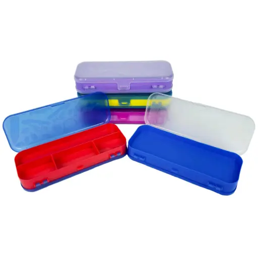 Caja Lapicera Plastico Chica Doble Jocar