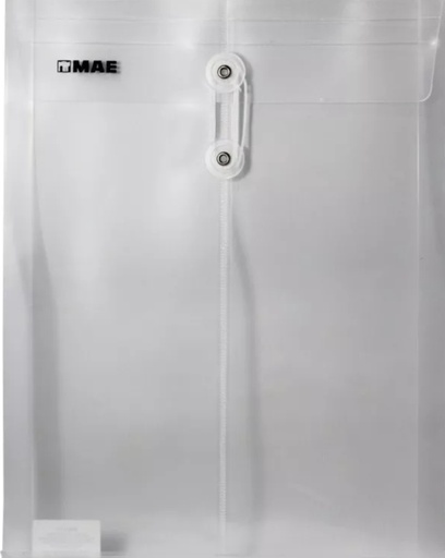 Sobre Vertical Transparente Oficio Plástico Mae