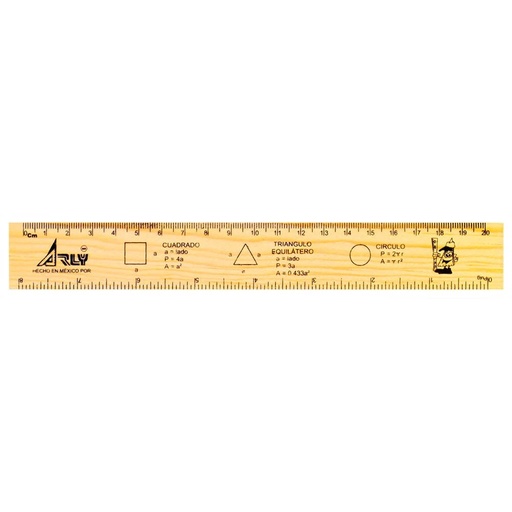 Regla Madera 30 cm Arly