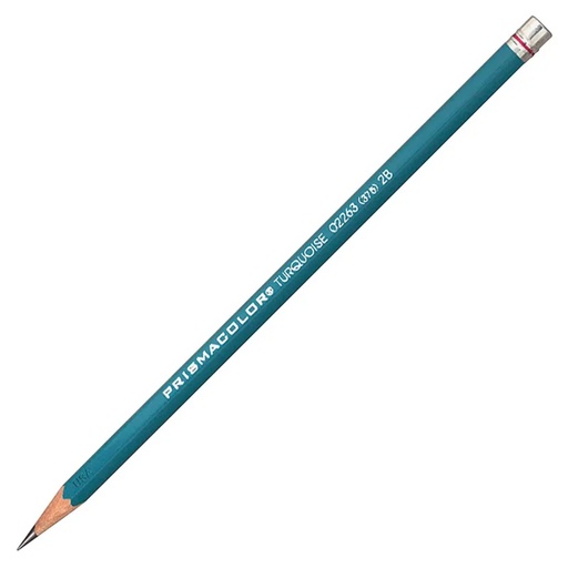 Lapiz B Grafito Dibujo Turquoise