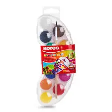 Acuarela Estuche 12 Pastillas Kores