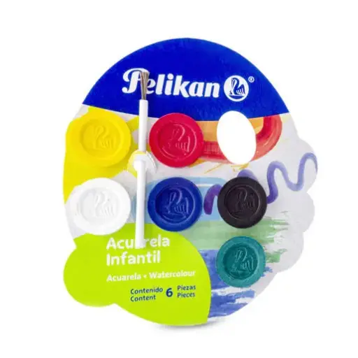 Acuarela Pelikan 6 Pastillas