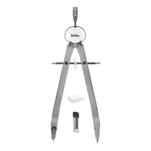 [CDE165] Compas Metalico Precisión Delta 